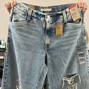 Levi's Distressed Blue Jeans
